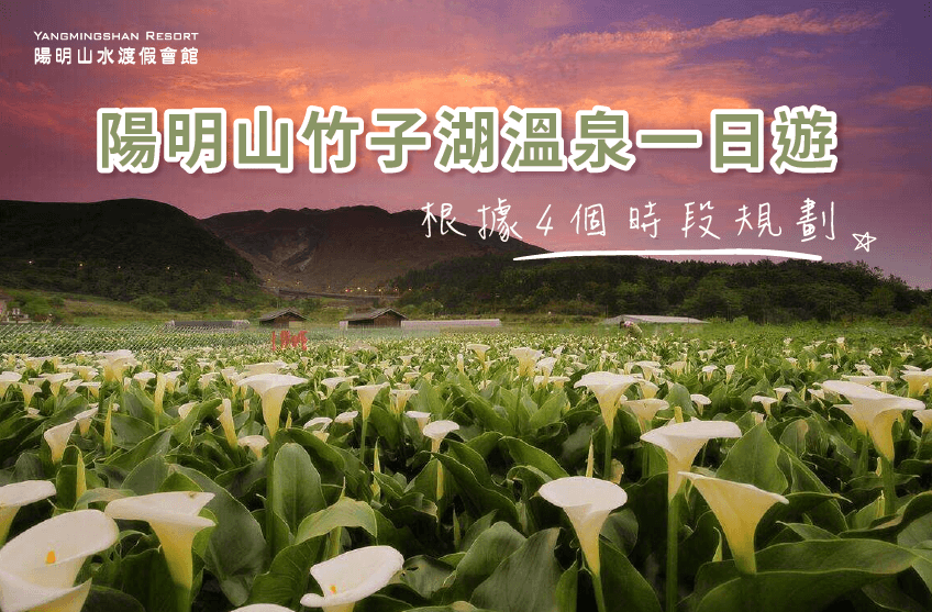想前往陽明山竹子湖泡溫泉賞花?可以根據4個時段規劃行程! 陽明山竹子湖溫泉-金山溫泉推薦