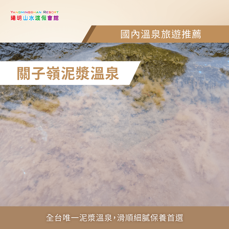 泥漿溫泉的滑順泥質帶來獨特泡湯感受,其豐富的礦物成分更增添了舒適享受的層次 泥漿溫泉-國內溫泉