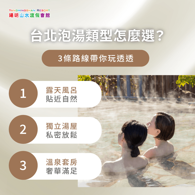 台北溫泉3條旅遊路線推薦 台北泡湯行程 -台北溫泉旅遊