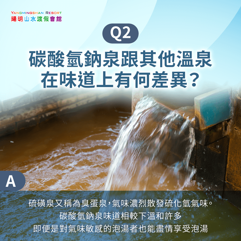 碳酸氫鈉泉跟其他溫泉在味道上有何差異-碳酸氫鈉泉味道