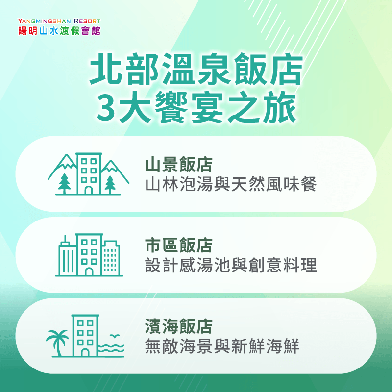 北部山景市區濱海溫泉3大饗宴 北部溫泉一泊二食-北部一泊二食溫泉